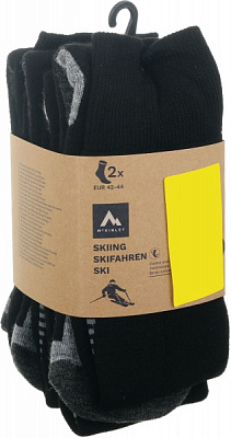 Носки McKinley Denny ux 2-pack McK 408440-905050 р.42-44 черный