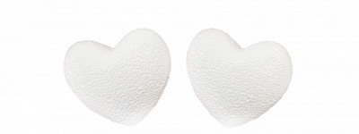 Набор пенопластовых сердец 6x3 см 2 шт. 279800706 ROSA