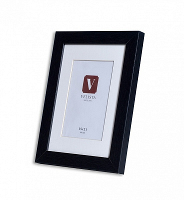 Рамка для фото Velista 24W-86888-8v з паспарту 1 фото 40х50 см чорний