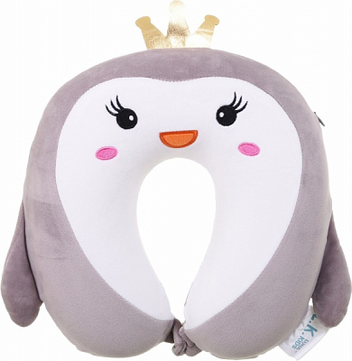 Подушка Bewalker Принцесса 28х28 см серый BMPMIX0726/ neck pillow