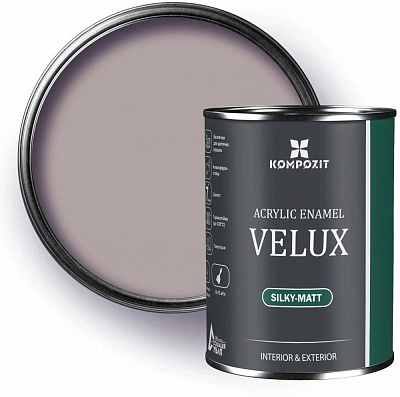 Емаль акрилова Kompozit VELUX 105 миндаль шовковистий мат 0,75л