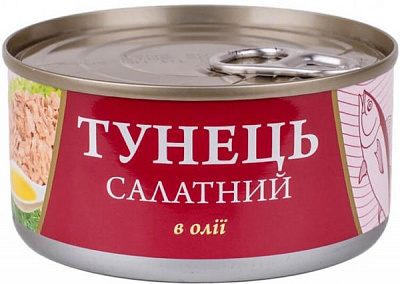 Консерва Fish Line Тунець салатний в олії 185 г