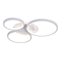 Люстра стельова Miorro LED Vesta з пультом ДУ метал/пластик 3x56,4 Вт LED-модуль білий 51-311-085
