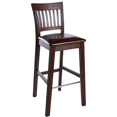 Стілець барний РПМК барний Вікторія горіх темний