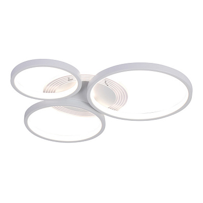 Люстра потолочная Miorro LED Vesta с пультом ДУ металл/пластик 3x56,4 Вт LED-модуль белый 51-311-085