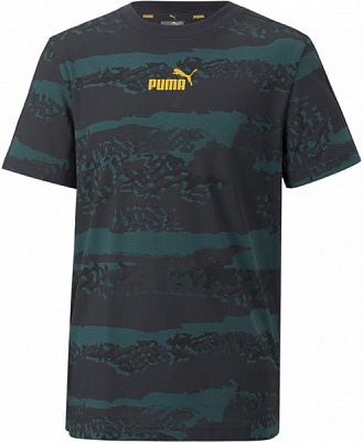 Футболка Puma ALPHA AOP TEE B 67010243 р.128 разноцветный