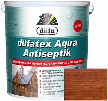 Пропитка Dufa dufatex Aqua Antiseptik каштан шелковистый глянец 2,5 л