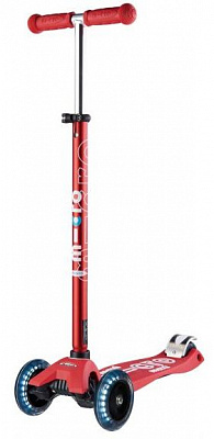 Самокат Micro Mobillity Systems Maxi Micro deluxe red LED червоний ММD068