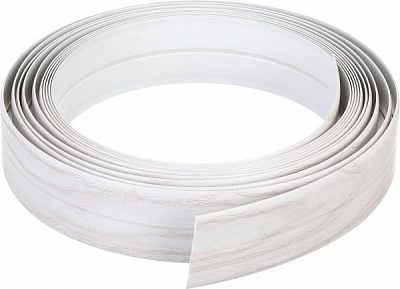 Кут гнучкий ПВХ універсальний 6 м вяз срібний