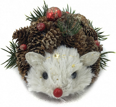 Декорація новорічна YIKANG Їжак JM20034