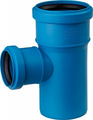 Трійник редукційний Valsir TRIPLUS d110/50 87° 12 dB(A)