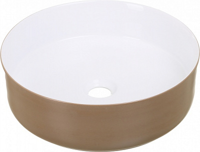 Умивальник Imprese накладний капучино-білий i11262