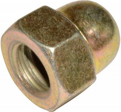 Гайка колпачковая М8 4 шт ЦЖ DIN 1587