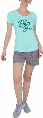 Футболка Energetics Gundula wms 280925-640 34 бирюзовый