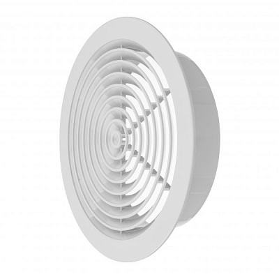 Диффузор MiniMax вентиляционный c фланцем и пружинным креплением d260 х d200 мм (2407) пластик белый 