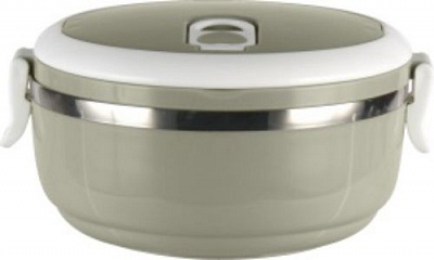 Контейнер для пищевых продуктов с крышкой оливковый lunch box 700 мл Flamberg Smart Kitchen