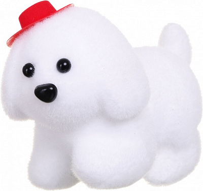 Декоративная подвеска Песик 12x7 см белый NY21134