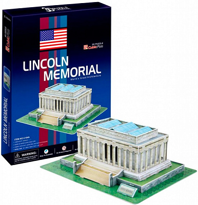 3D-пазл CubicFun США: Мемориал Линкольна C104h