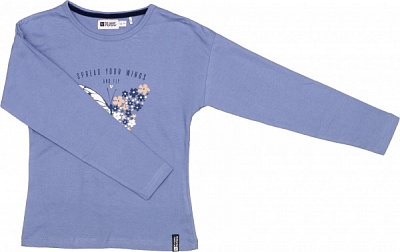 Реглан для девочки NWM р.128 голубой U44004-1 