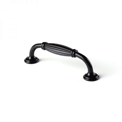 Ручка-скоба L4.008.96BL Larvij 96 мм черный