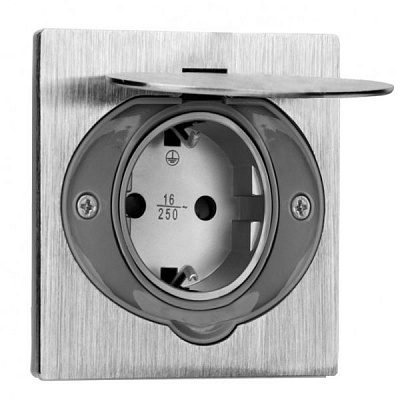 Розетка портативная мебельная ORNO шуко серый OR-AE-1397(GS)