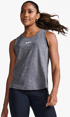 Майка 2XU Motion Tank WR7191a_HBM/WHT р.S серый