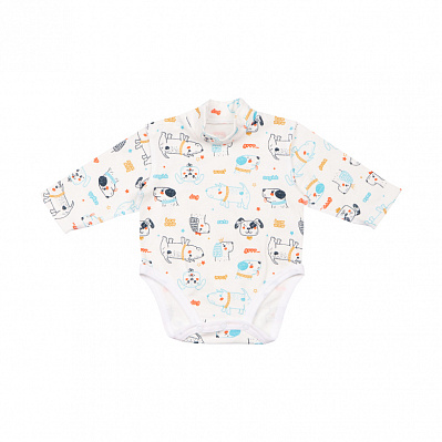 Боди для мальчика GABBI Собачки р.80 голубой 13867