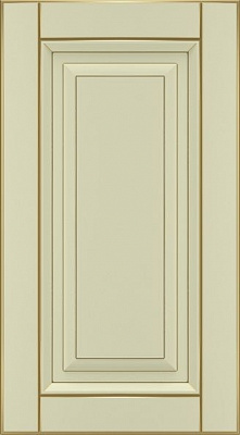 Фасад для кухні Грейд-Плюс Ваніль патинована золотом №384 713x396 Паюта