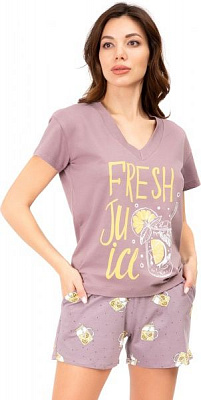 Пижама женская Roksana Lemonade №1151/16125 р. XL фиолетовый 
