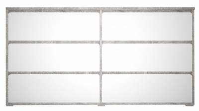 Комод Lion Арт-3 бетон /нимфея альба 