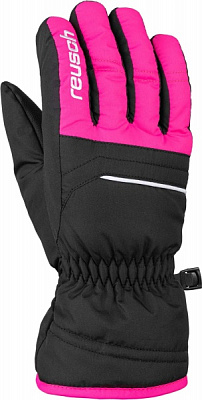 Варежки Reusch Reusch Alan Junior 6061115-7720 р. 6 черно-розовый