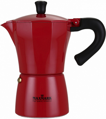 Кофеварка гейзерная Maxmark Red 240 мл MK-ALR00240