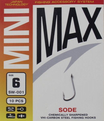 Крючок MiniMax Sode №6 10 шт. SW001-6