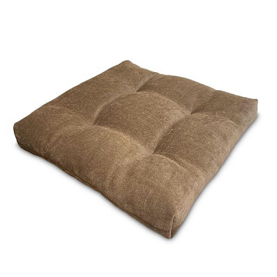 Подушка на стул 35х35х5 Color mini comfort молочный шоколад