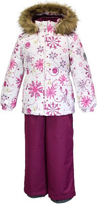 Комплект HUPPA WONDER р.122 белыйбордовый 41950030-94220-122 