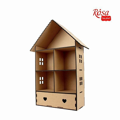 Кукольный домик Классический с ящиком 70х37х17 см Rosa Talent 