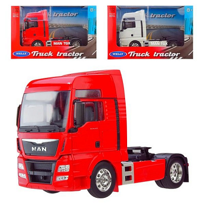 Машинка Welly металева, MAN TGX, 2 кольори в асортименті 1:32 32650S-W