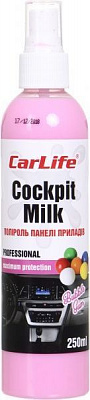 Полироль для приборной панели Cockpit Milk CarLife CF025 Бабл-гам 250 мл
