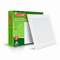 Светильник встраиваемый (Downlight) Eurolamp 4000 К белый LED-DLS-5/4(new)