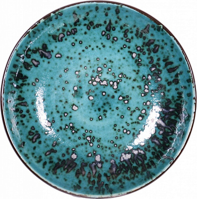 Тарілка з високим бортиком 26 см Тіффані Бірюза Manna Ceramics