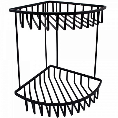 Полка-сетка Trento угловая двойная SS304 (60439) 