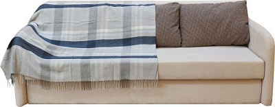 Плед Modena клітинка 140x200 см синій/сірий La Nuit