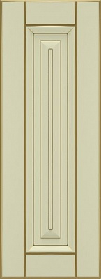 Фасад для кухни Грейд-Плюс Ваниль патинированная золотом №384 713x260 Паюта