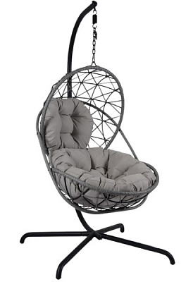 Кресло-кокон Bella Vita Ивонна серый