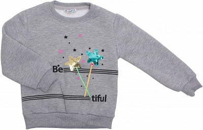 Свитшот ALG р.116 темно-серый 621445 