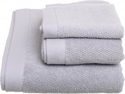 Рушник махровий Rice Silver 50x90 см сірий La Nuit