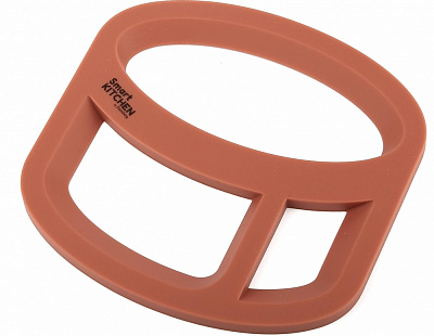 Подставка под горячее Smart Kitchen by Flamberg Bright Salmon orange 15,9x15,3 см