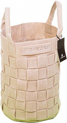 Корзинка декоративная 42x31 см бежевая Michelson