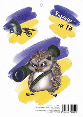 Наклейка Posterclub Патриотическая №16 210x150 см