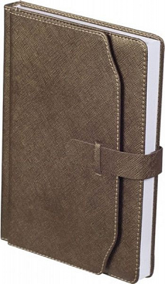 Ежедневник недатированный Credo медный А5 Buromax